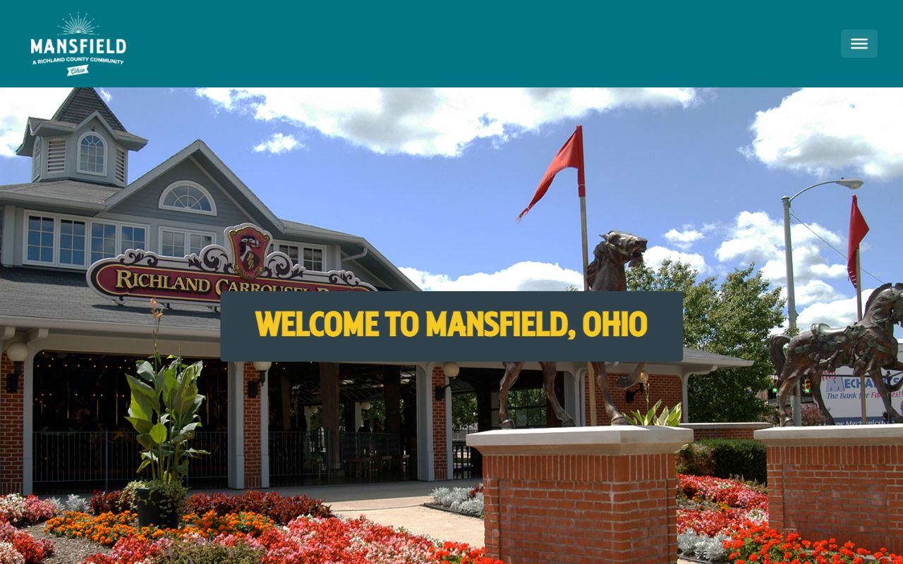 Mansfield Ohio city government website