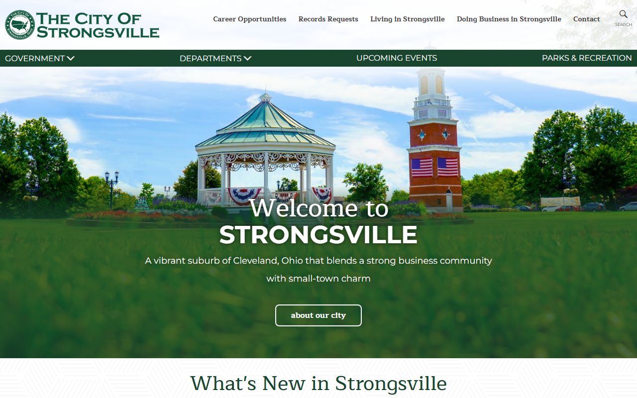 Strongsville city government jail roster information