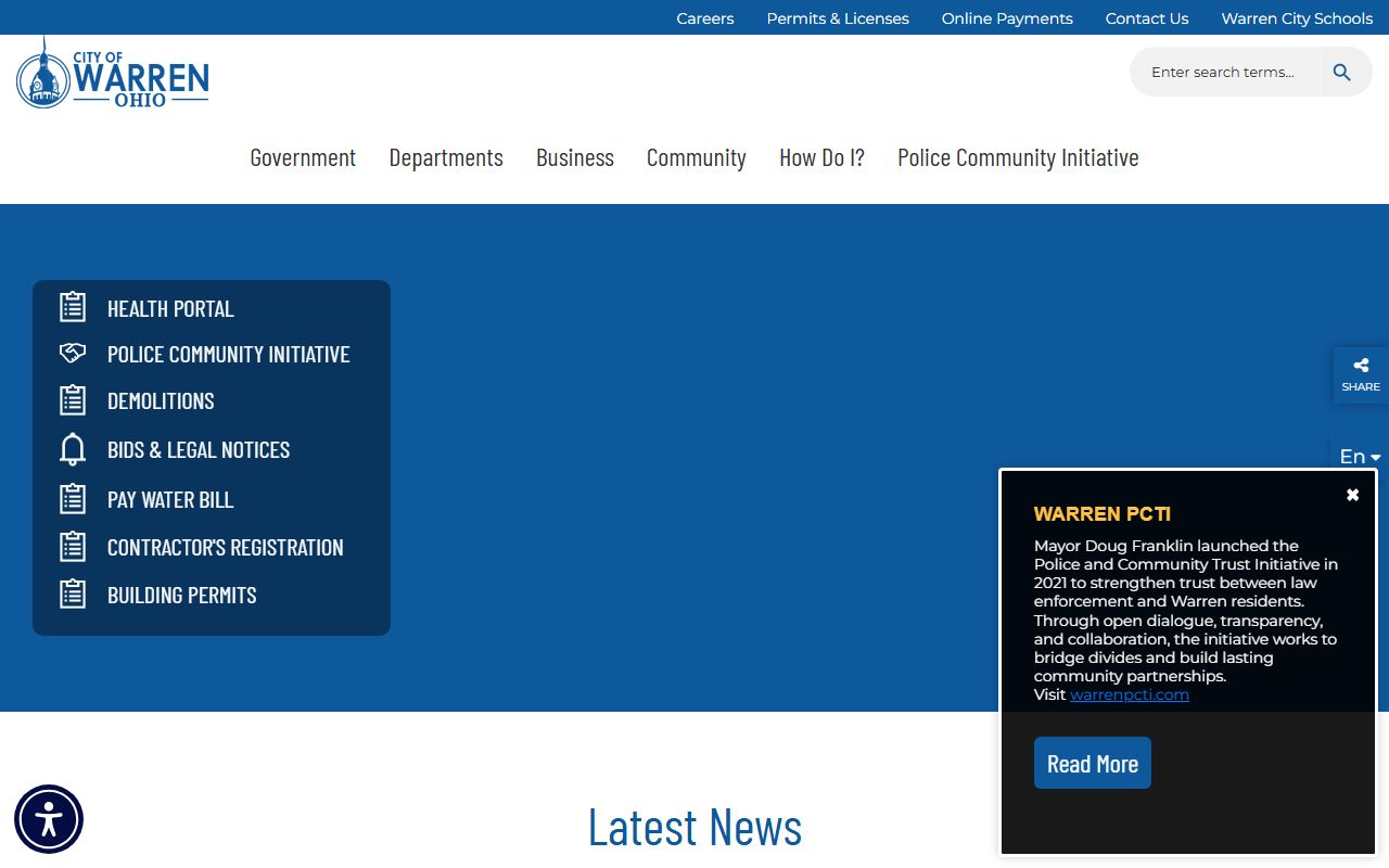 Warren city government jail roster information