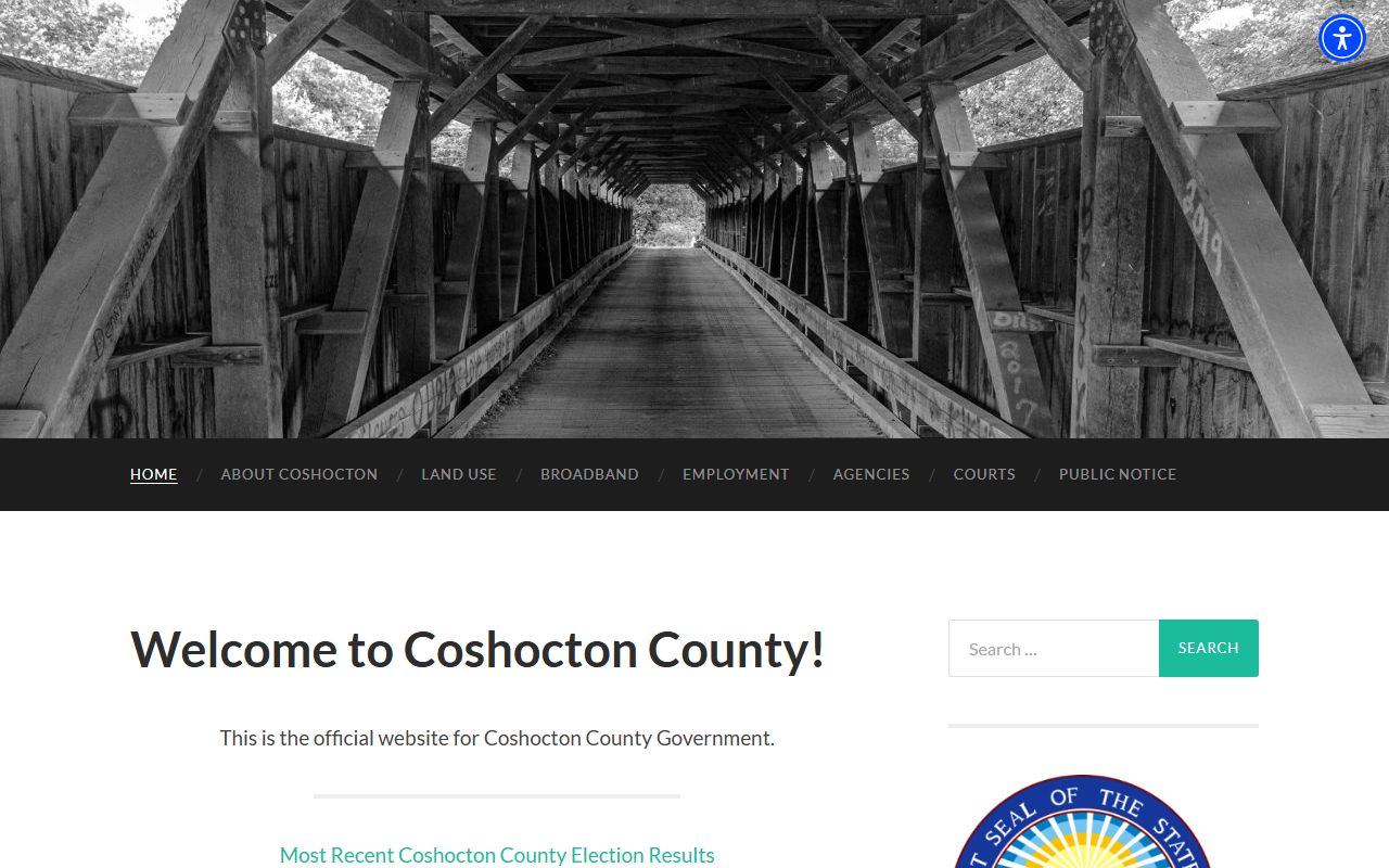 Coshocton County government jail roster resources