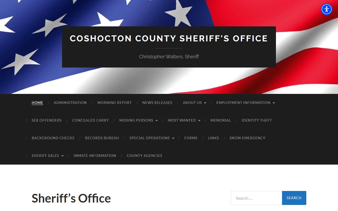 Coshocton County jail roster sheriff page
