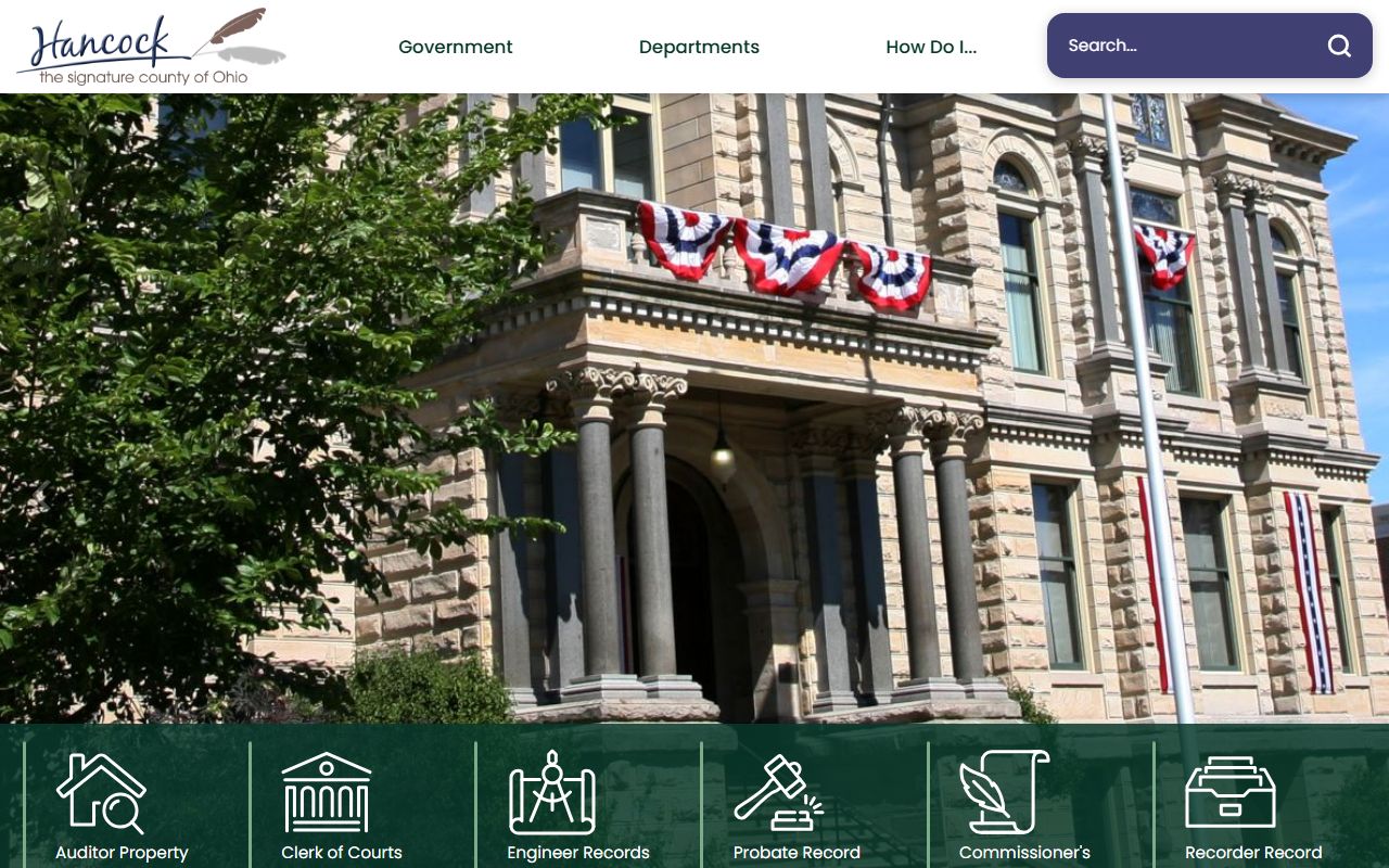 Hancock County jail roster government website