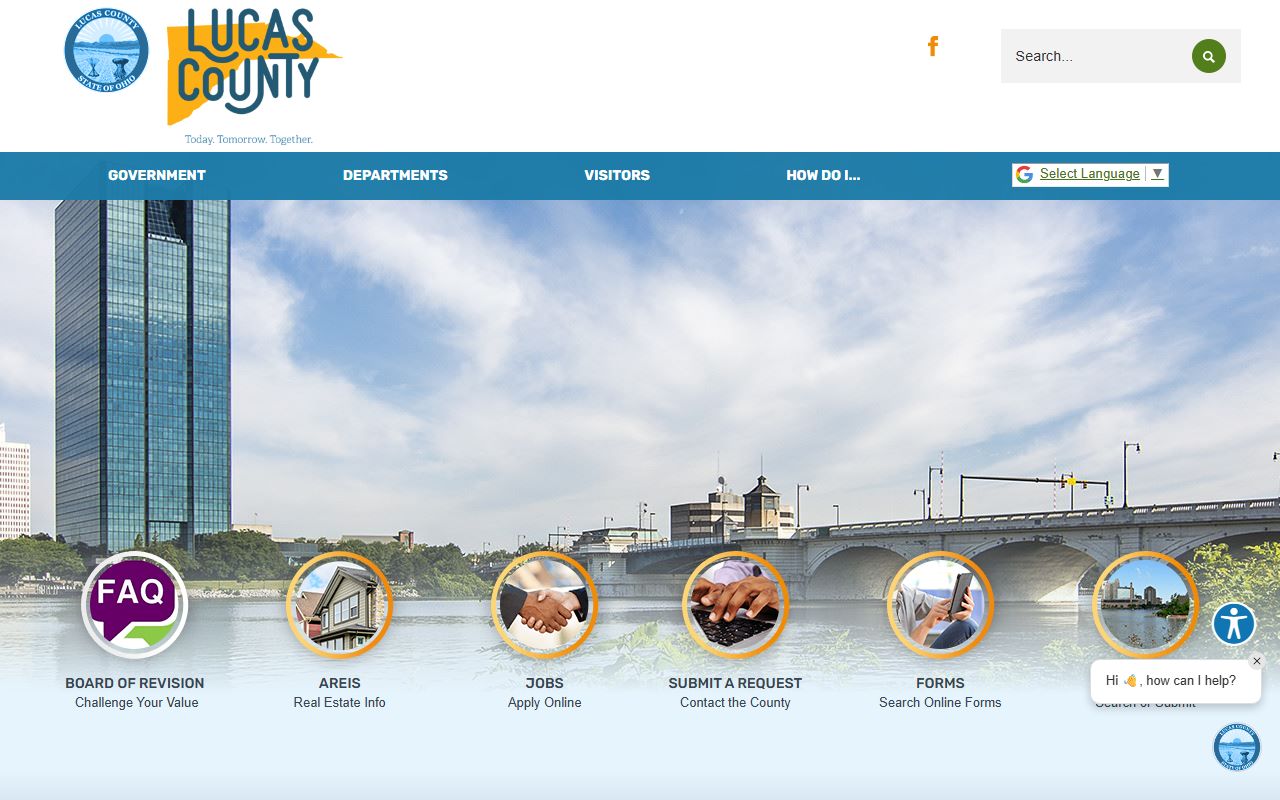 Lucas County government portal jail roster resources