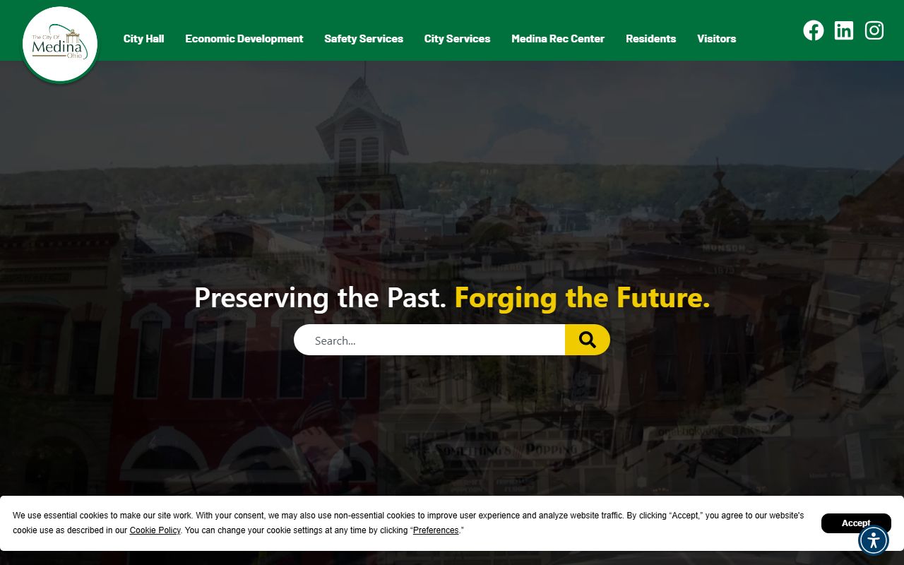 Medina County government portal jail roster resources