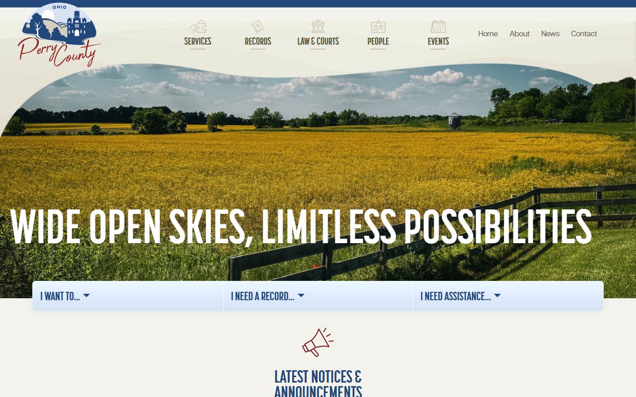 Perry County Sheriff Office website for jail roster information